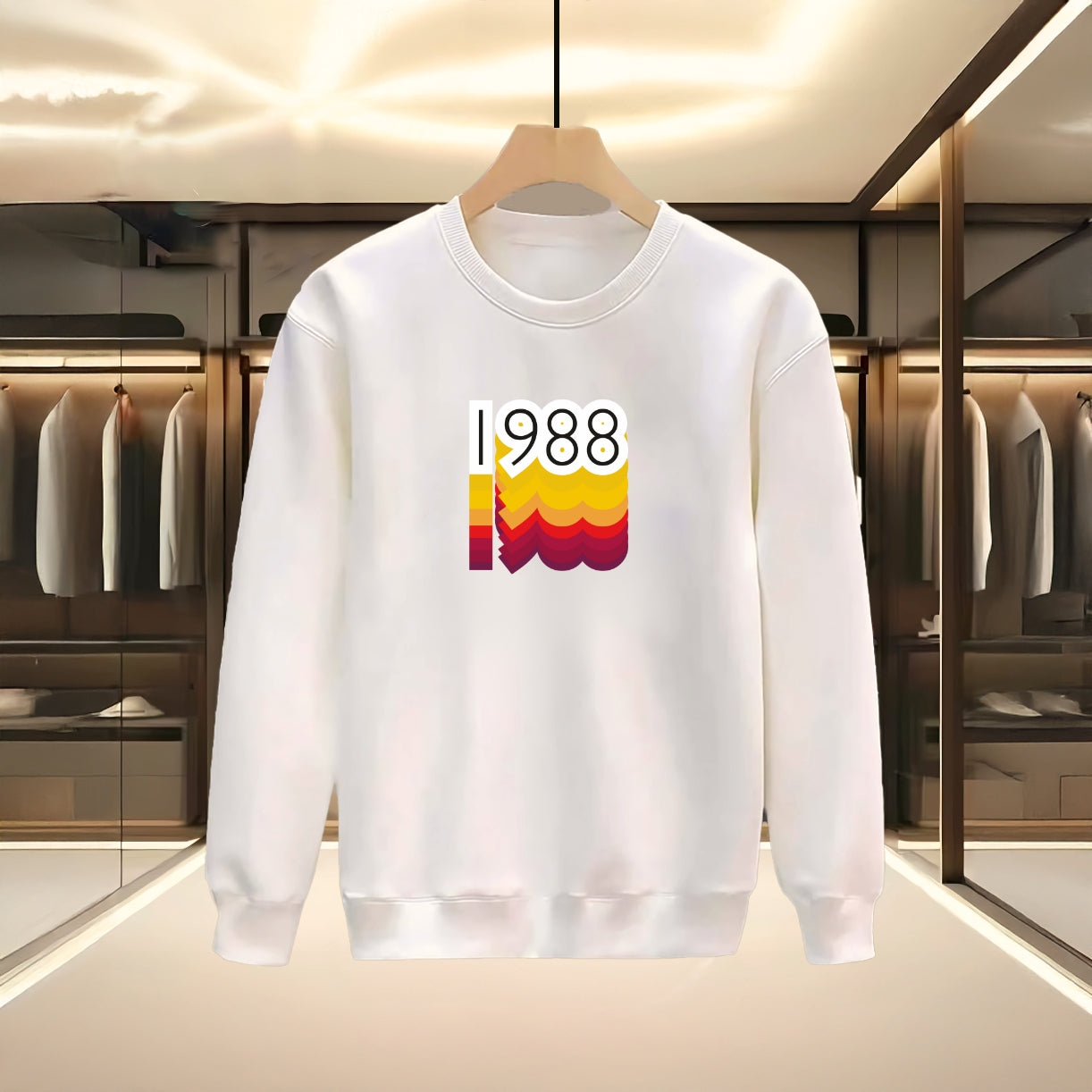 1988 Baskılı Sweatshırt