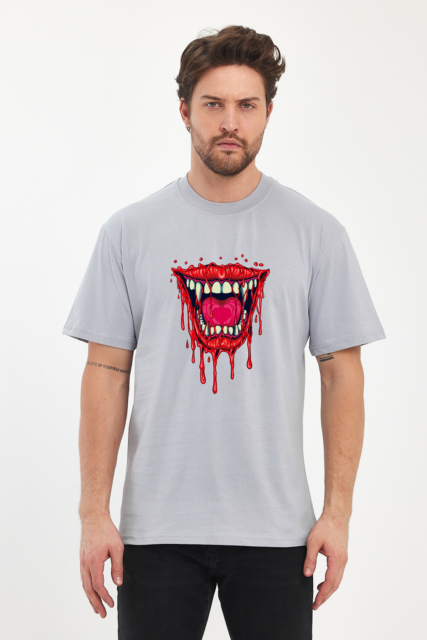 Red Smile Baskılı Tshirt