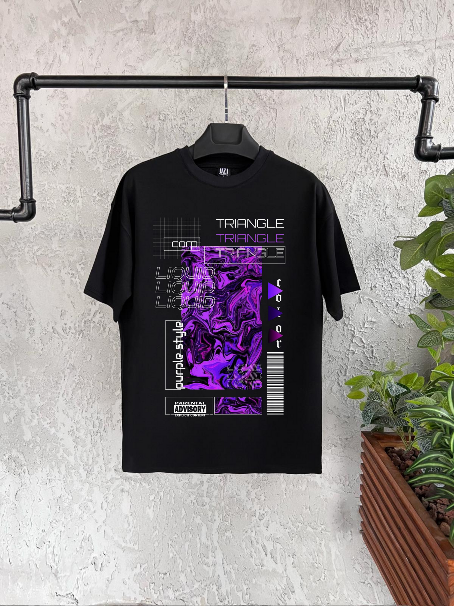 Liquid Baskılı T-shirt