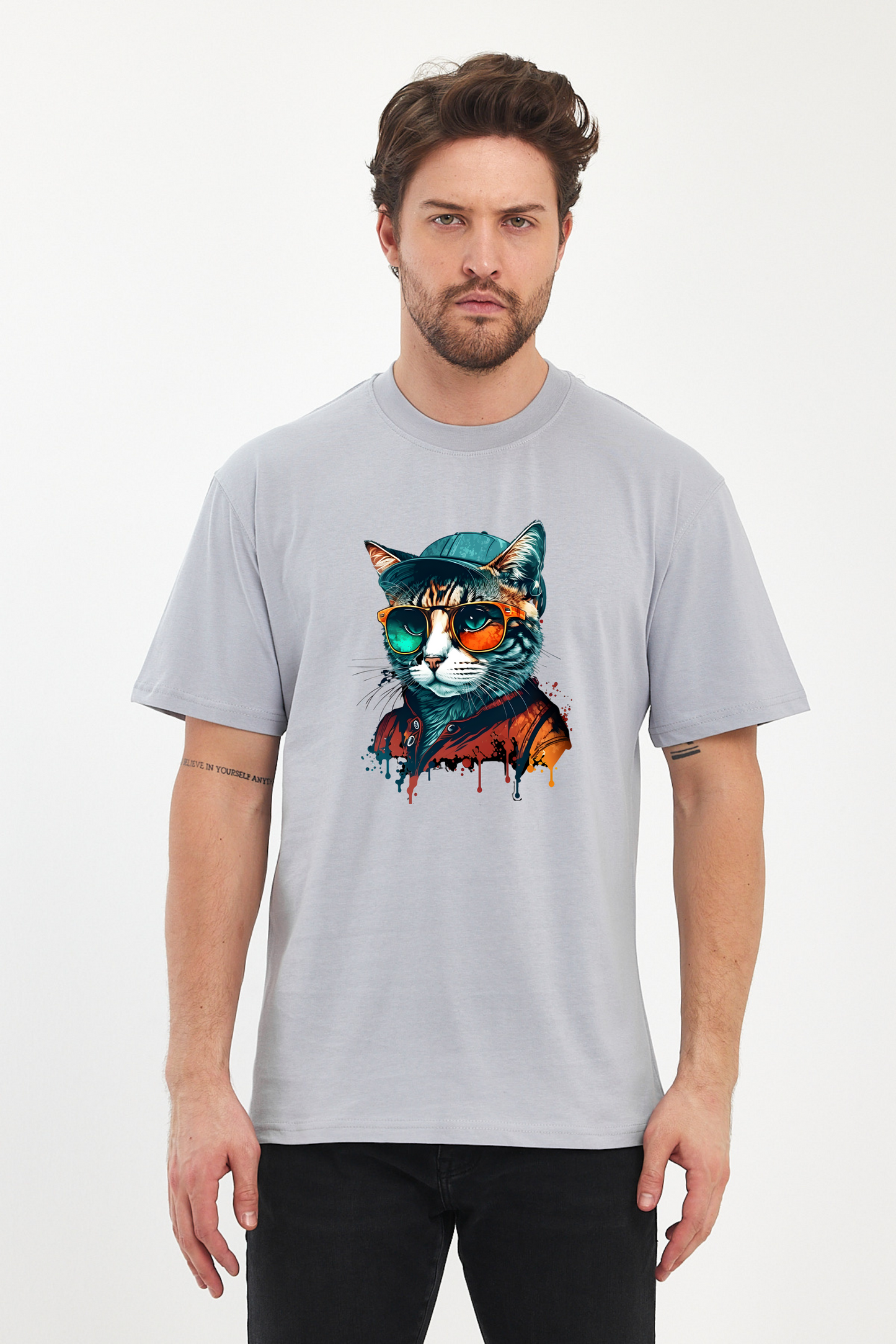 Kedi Baskılı Tshirt