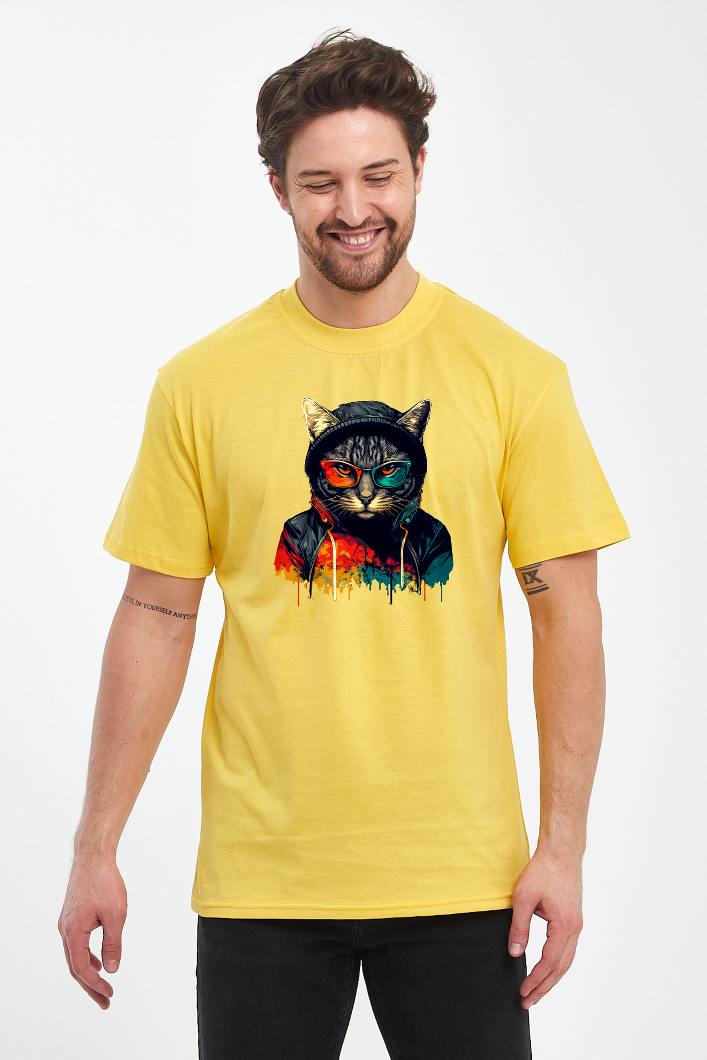 Kedi Baskılı Tshirt