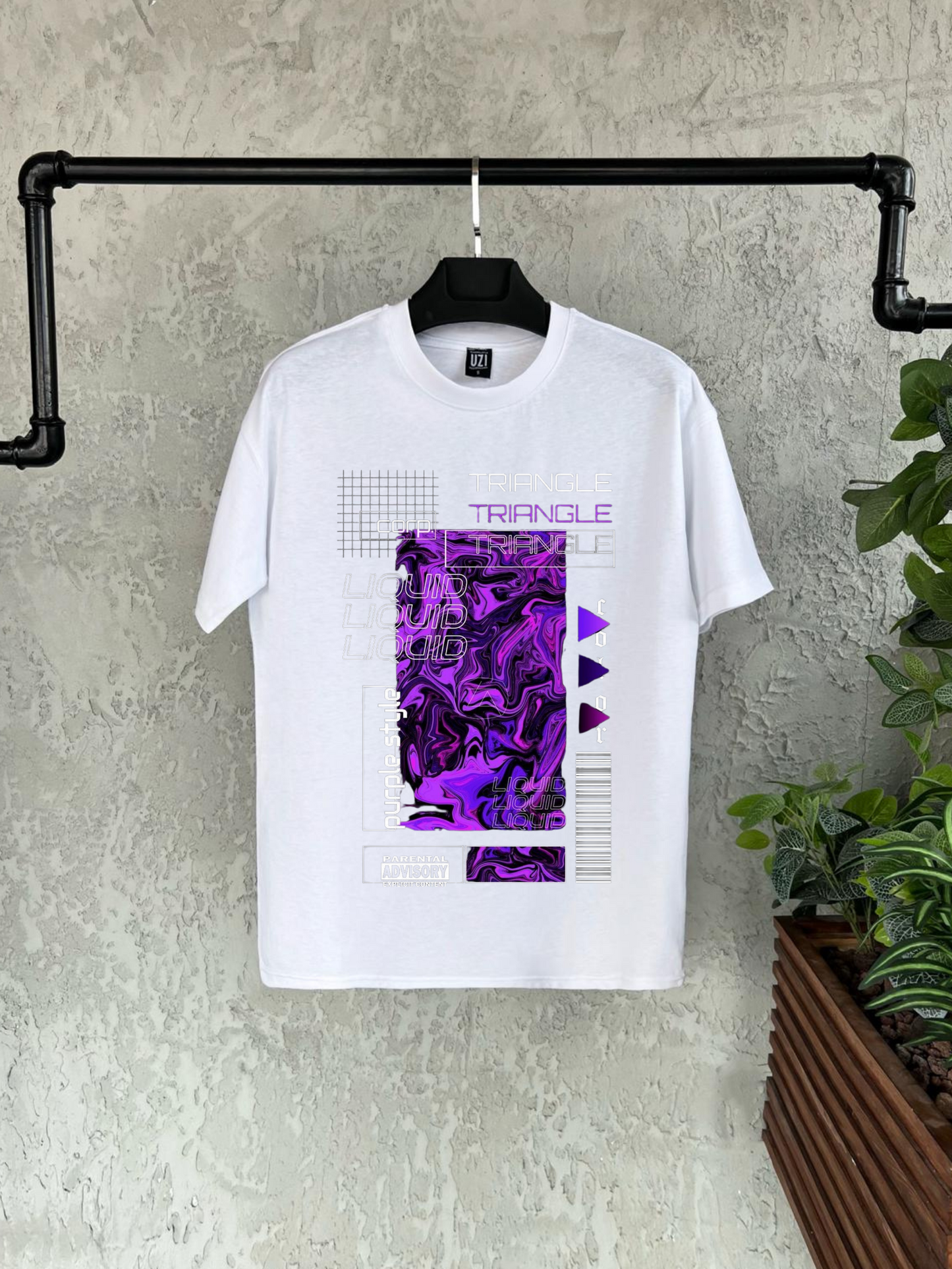 Liquid Baskılı T-shirt