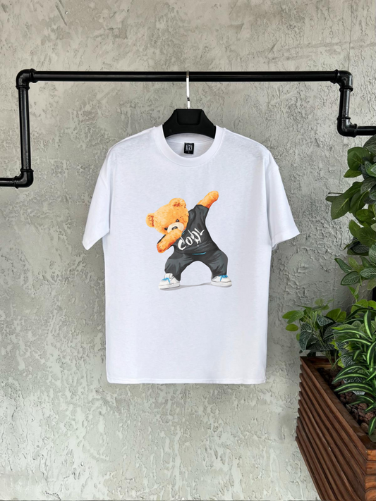 Cool Ayı Baskılı T-shirt