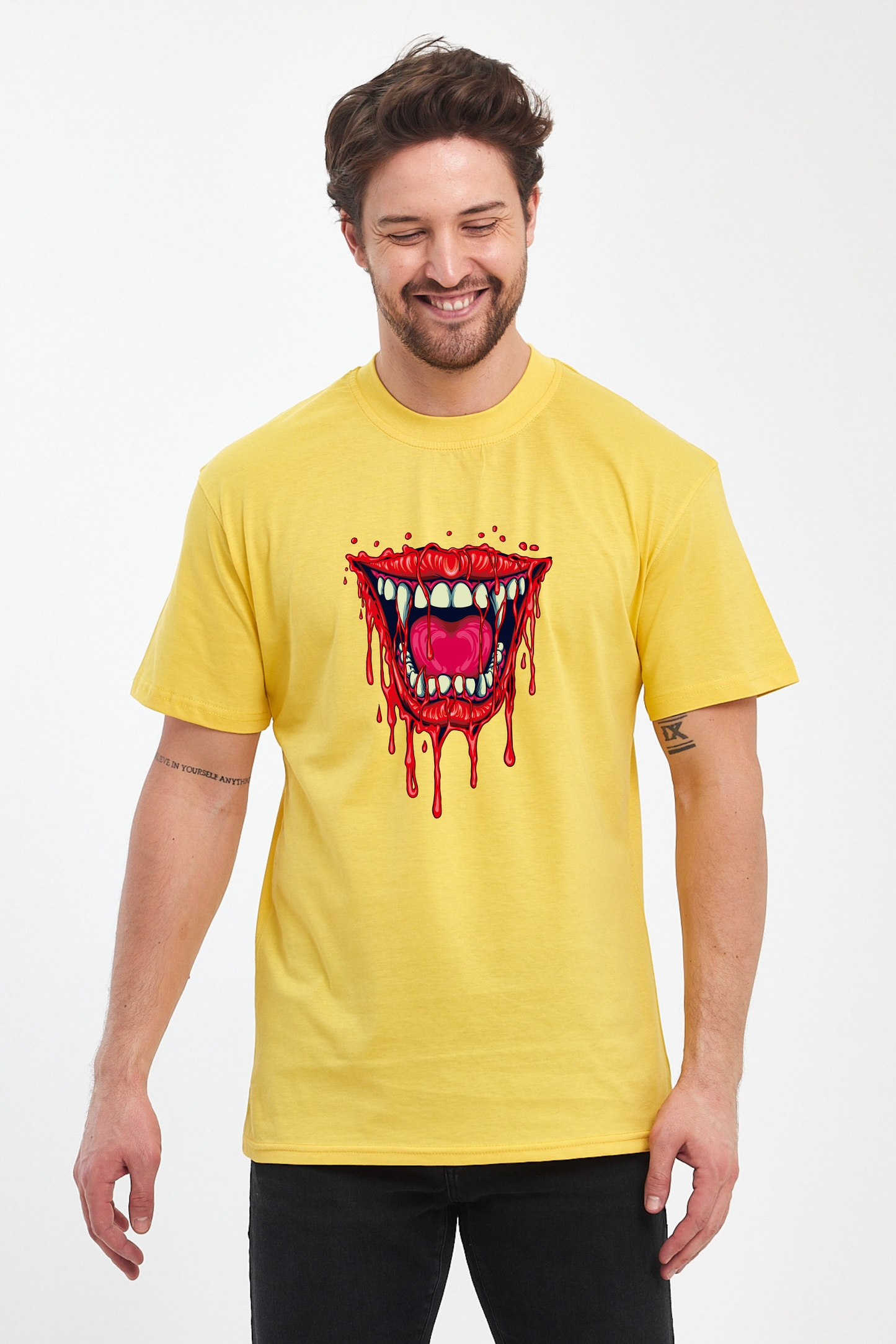 Red Smile Baskılı Tshirt