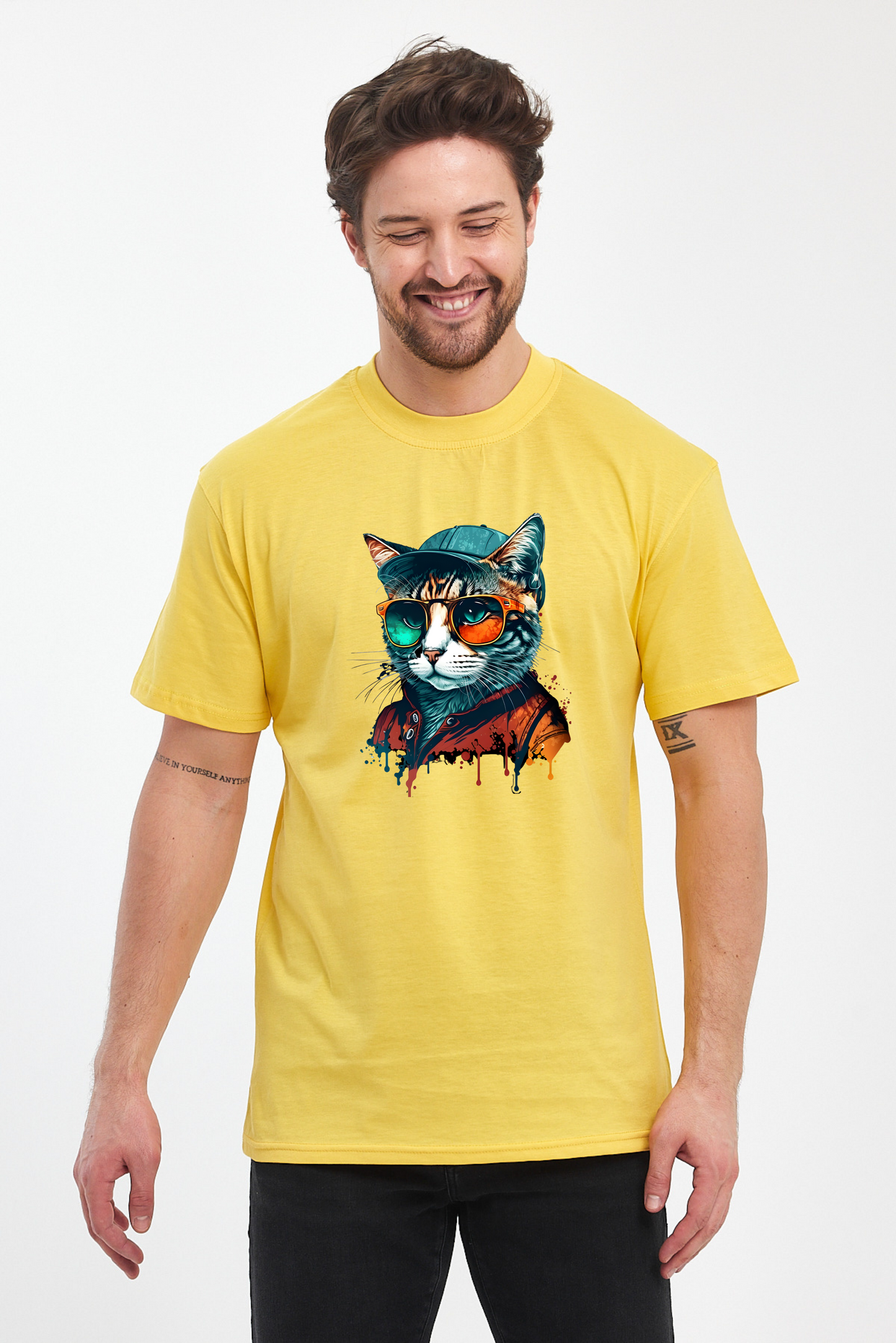 Kedi Baskılı Tshirt