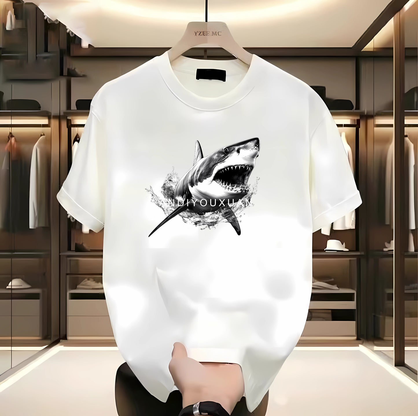 Shark Baskılı Tshirt