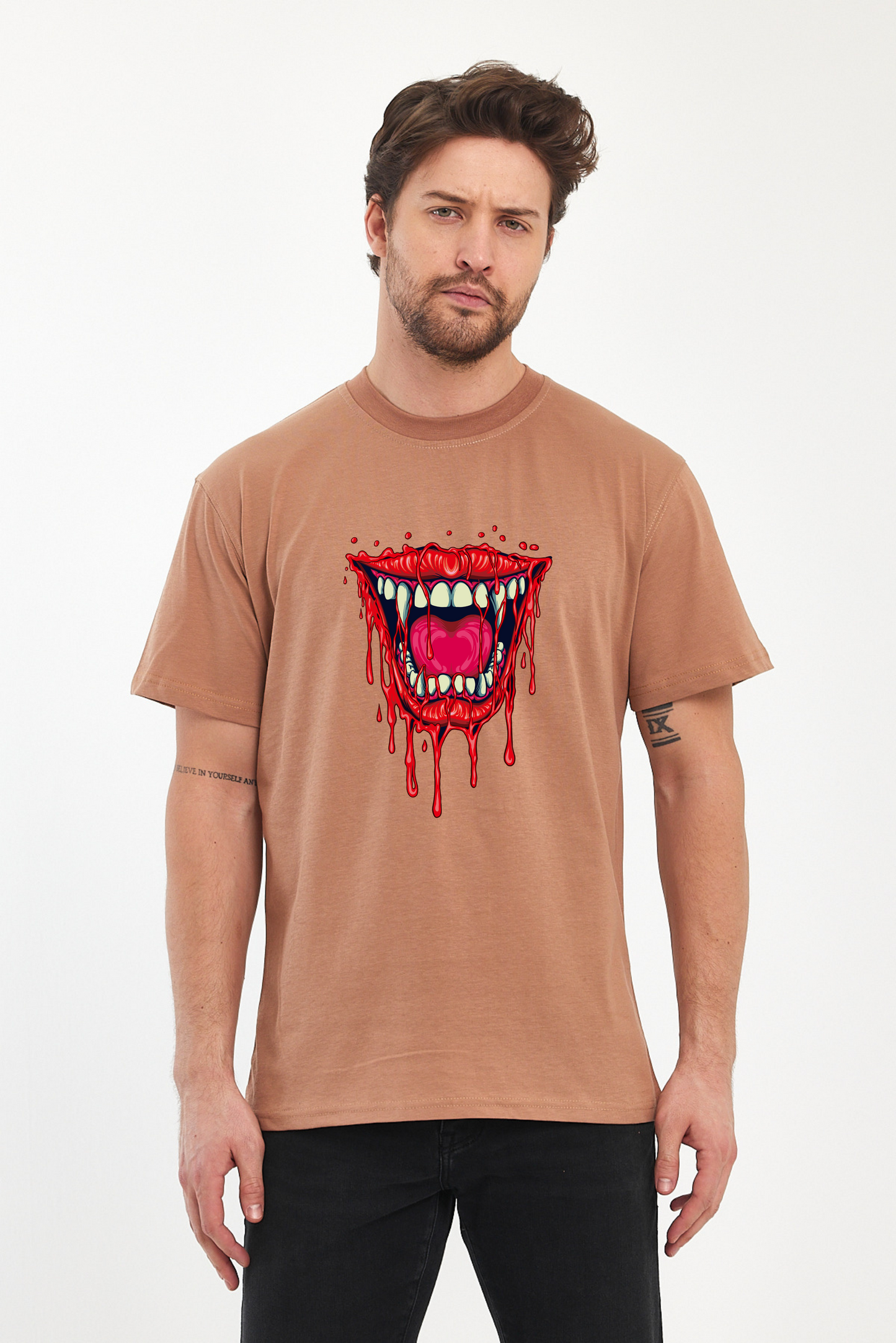 Red Smile Baskılı Tshirt