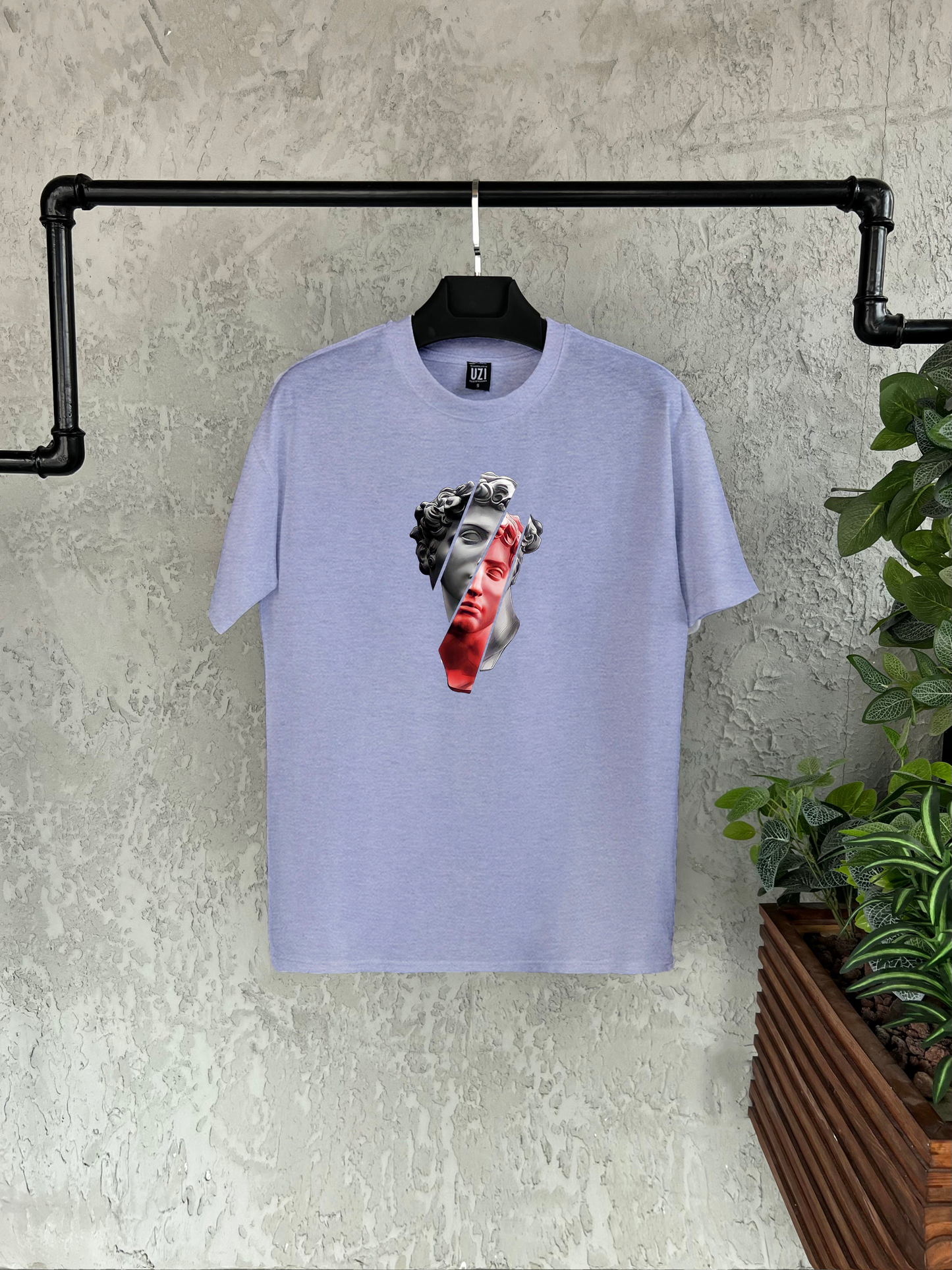 Heykel Baskılı T-shirt