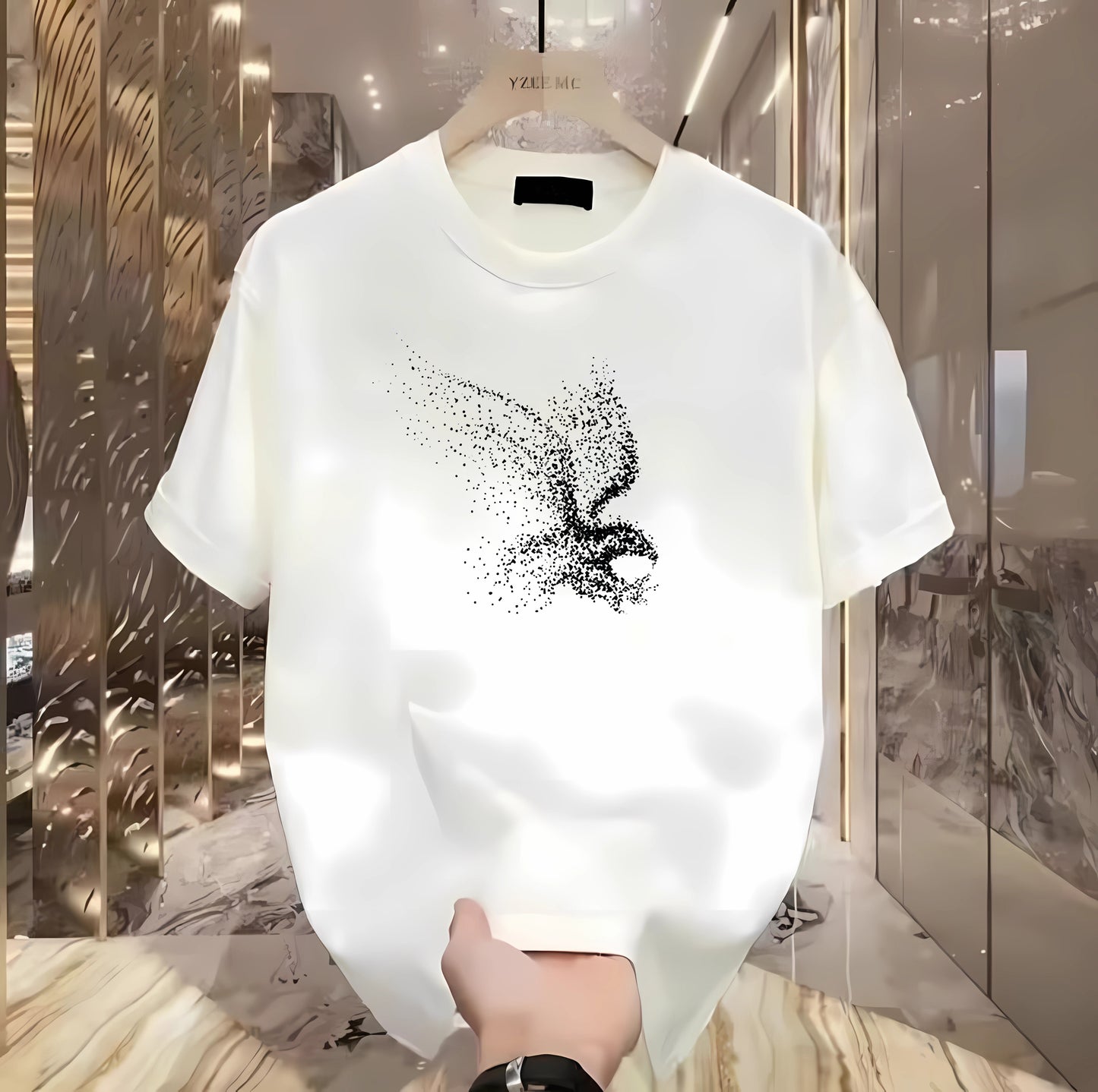 Kartal Baskılı Tshirt