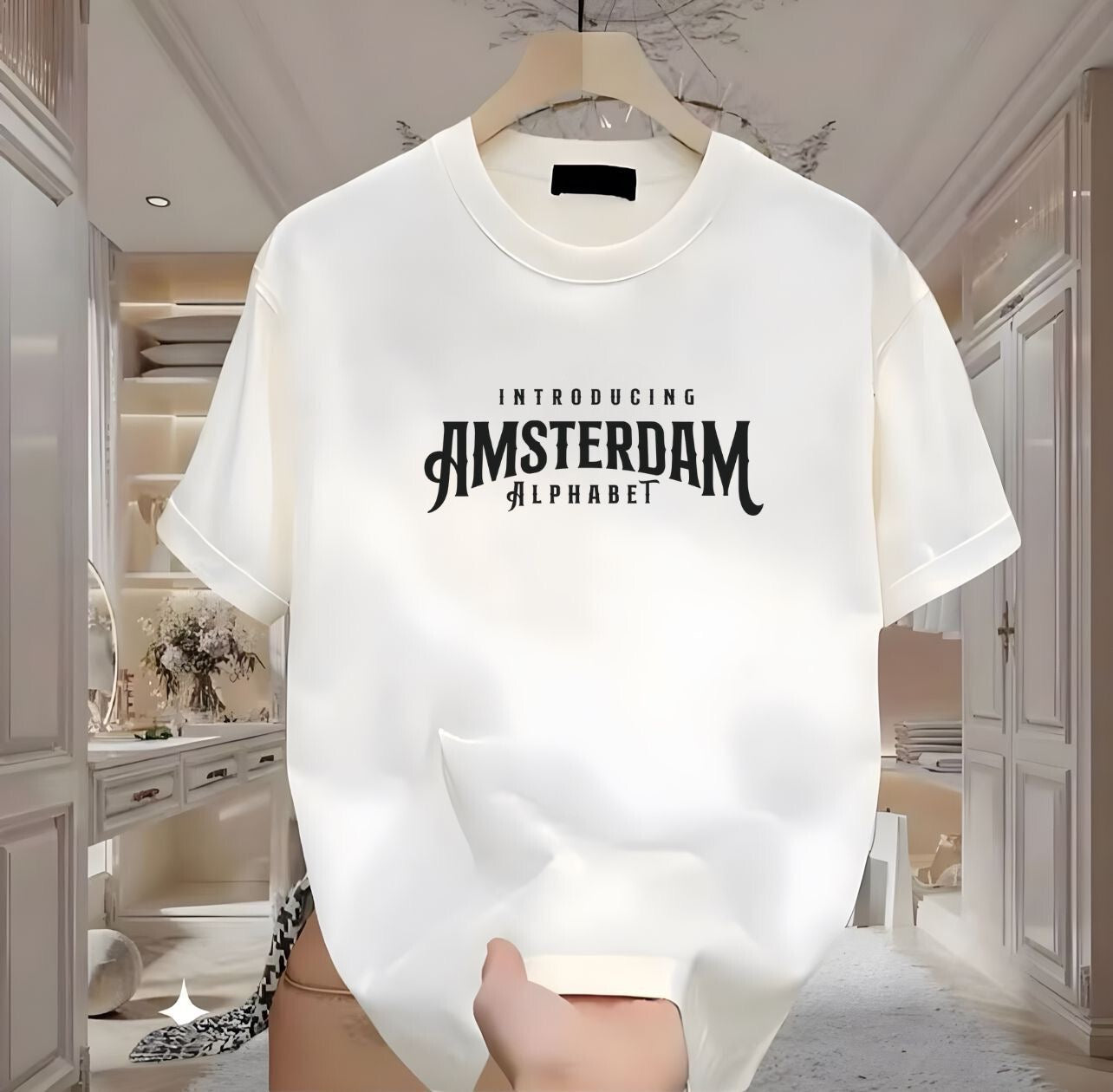 Amsterdam Baskılı Tshirt