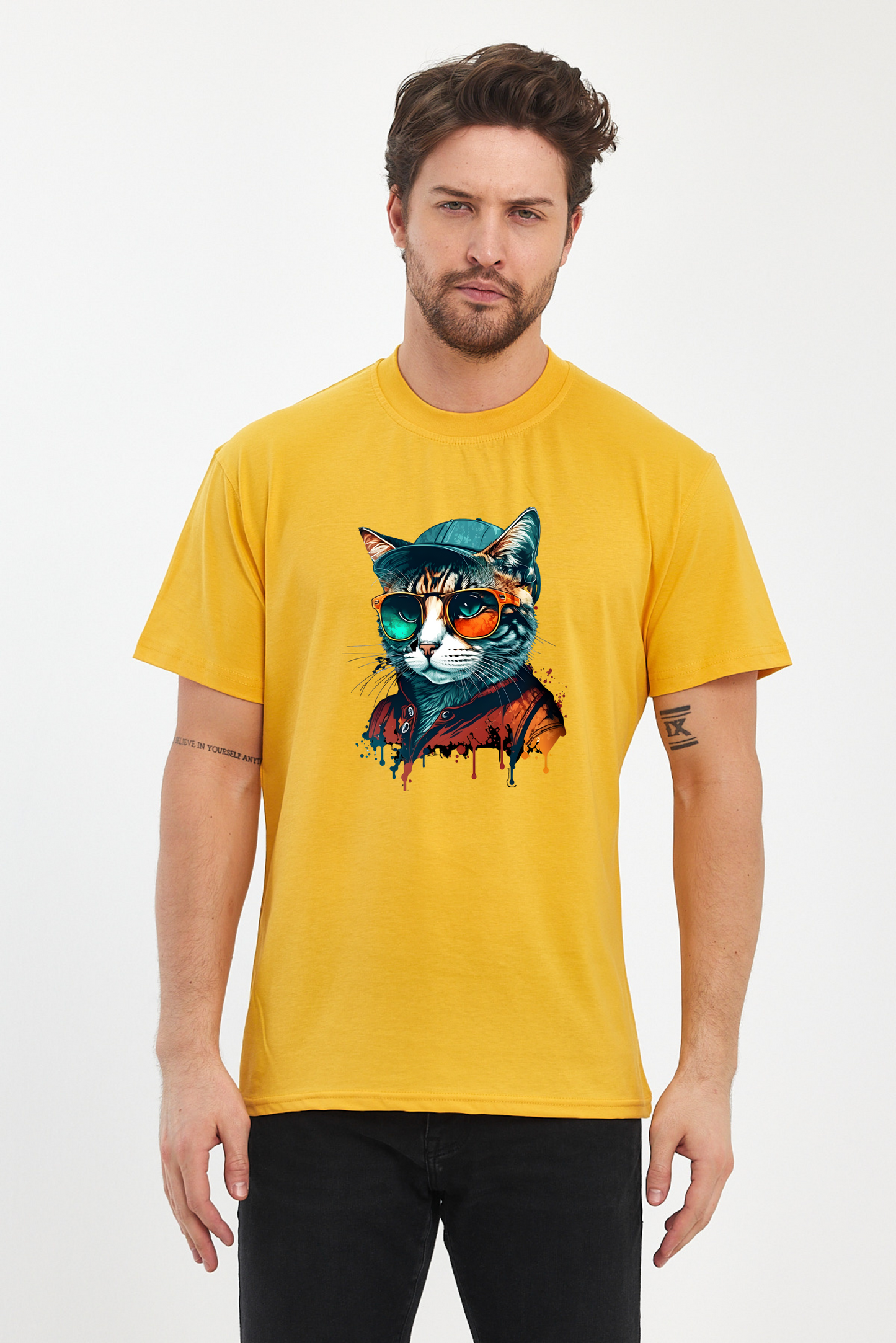 Kedi Baskılı Tshirt