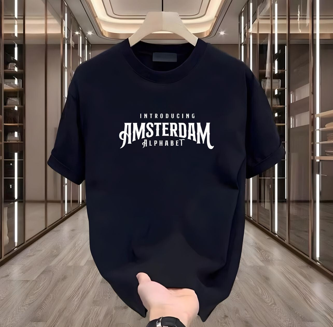 Amsterdam Baskılı Tshirt