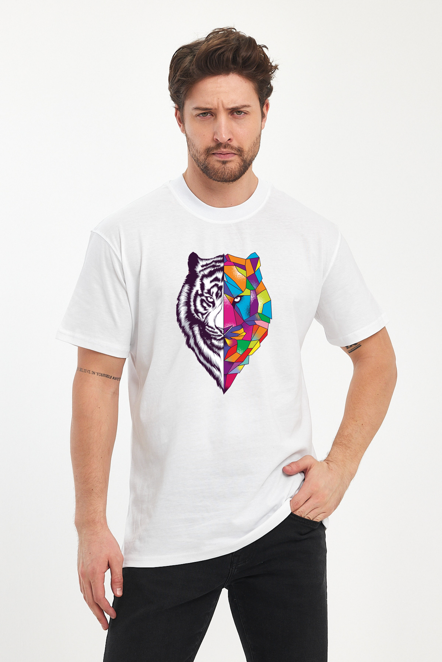 Kaplan Baskılı Tshirt