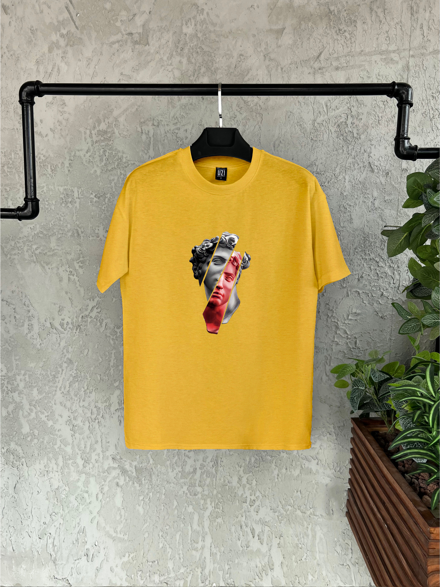 Heykel Baskılı T-shirt