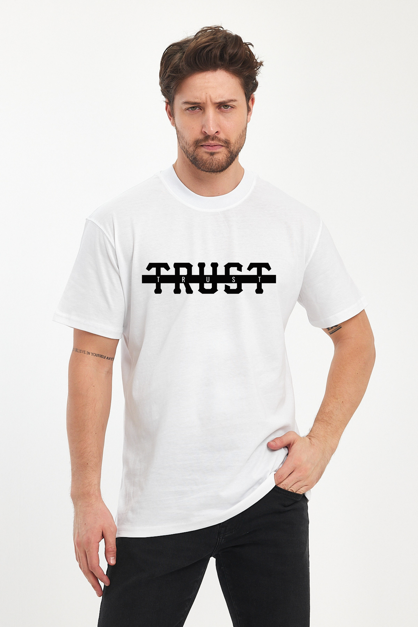 Trust Baskılı Tshirt