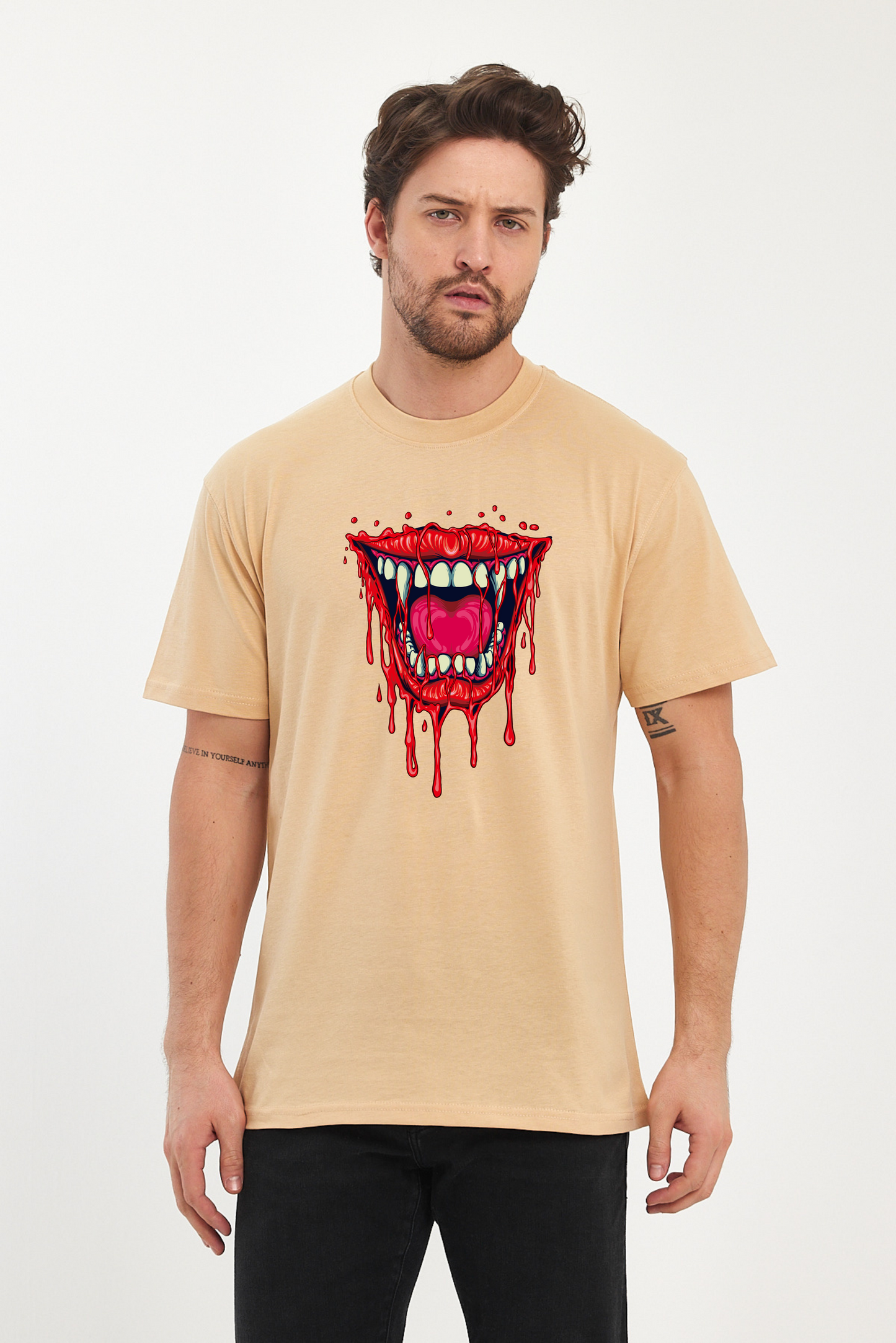 Red Smile Baskılı Tshirt