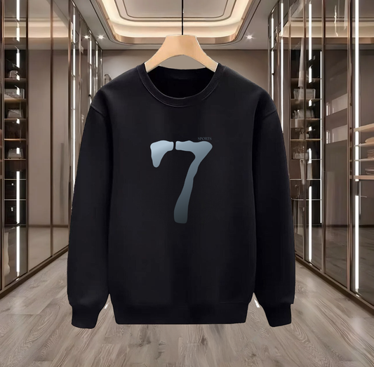 7 Sport Baskılı Sweatshırt