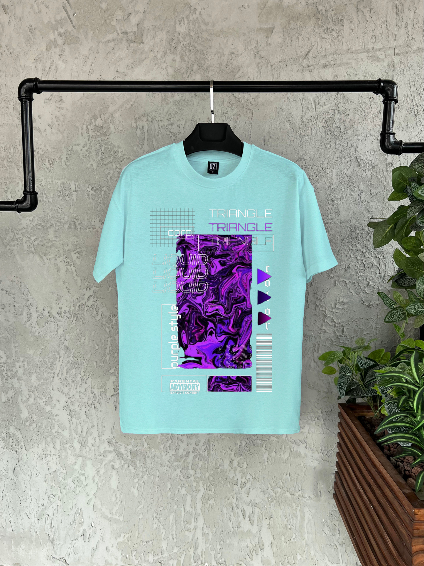 Liquid Baskılı T-shirt