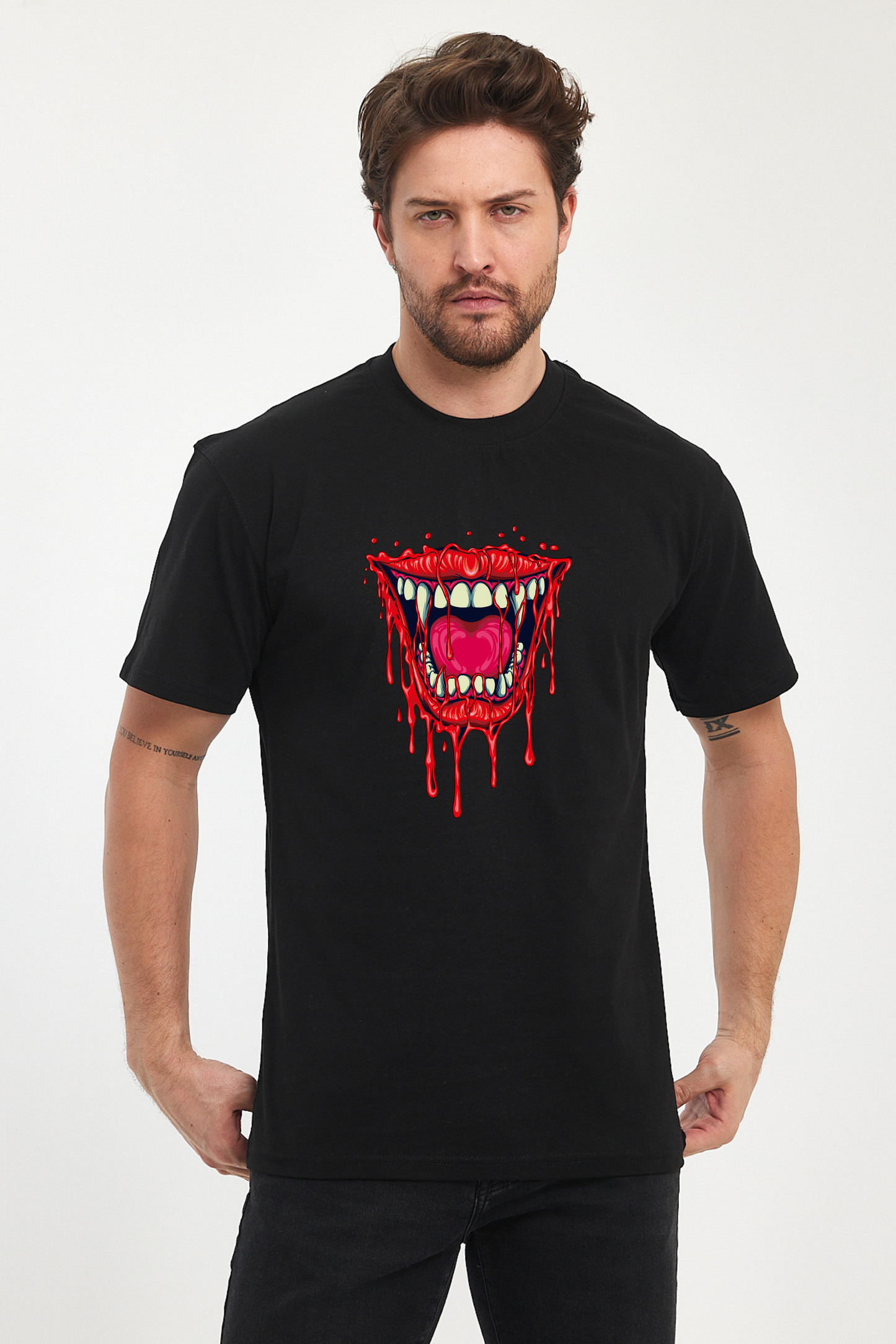 Red Smile Baskılı Tshirt