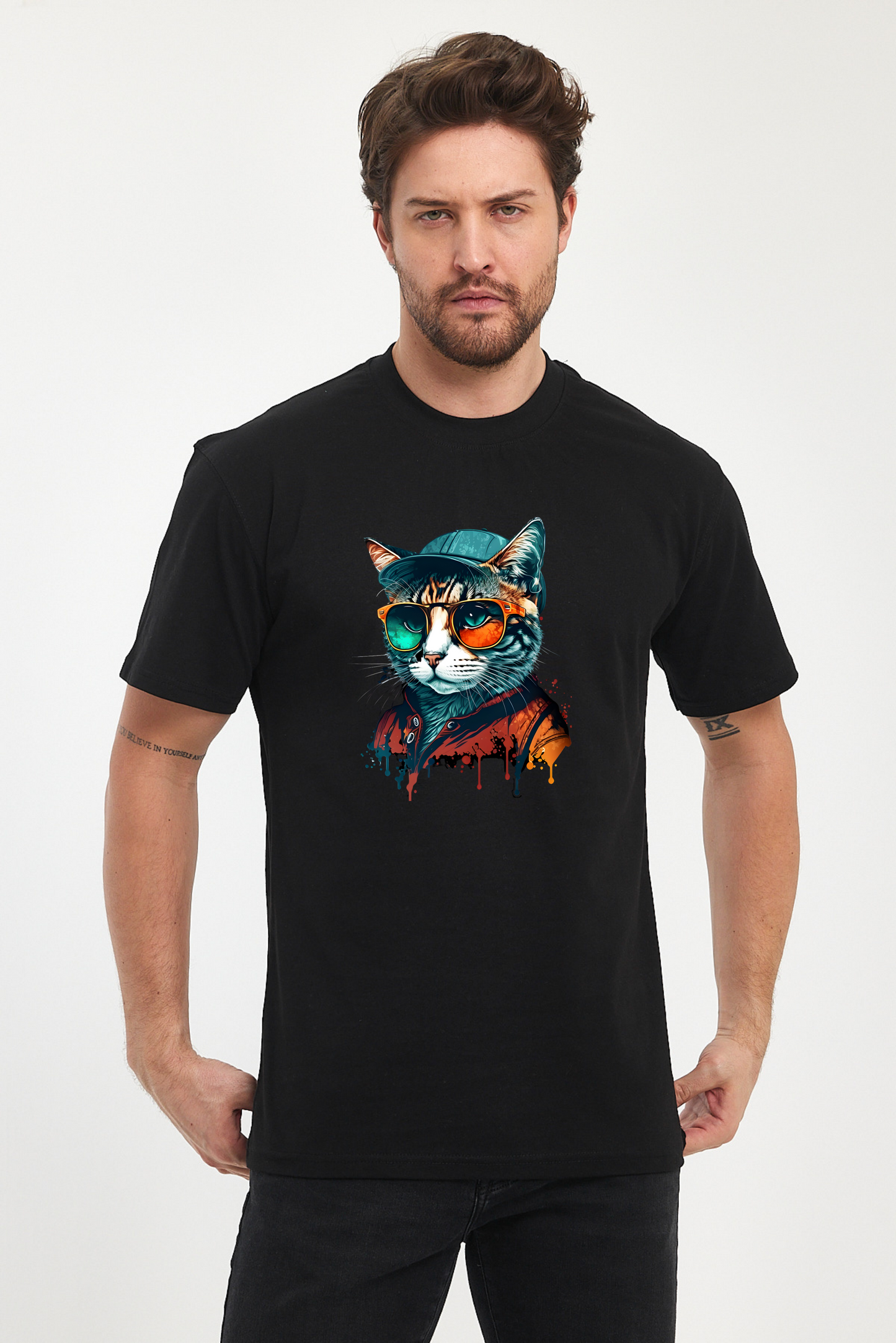 Kedi Baskılı Tshirt