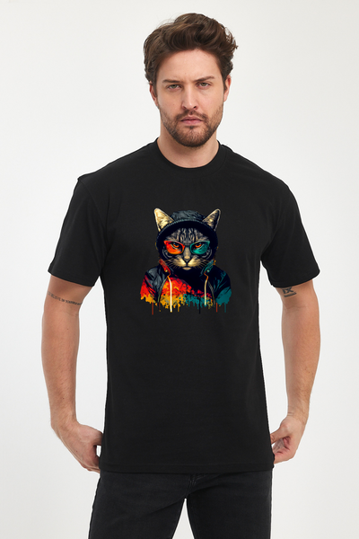 Kedi Baskılı Tshirt