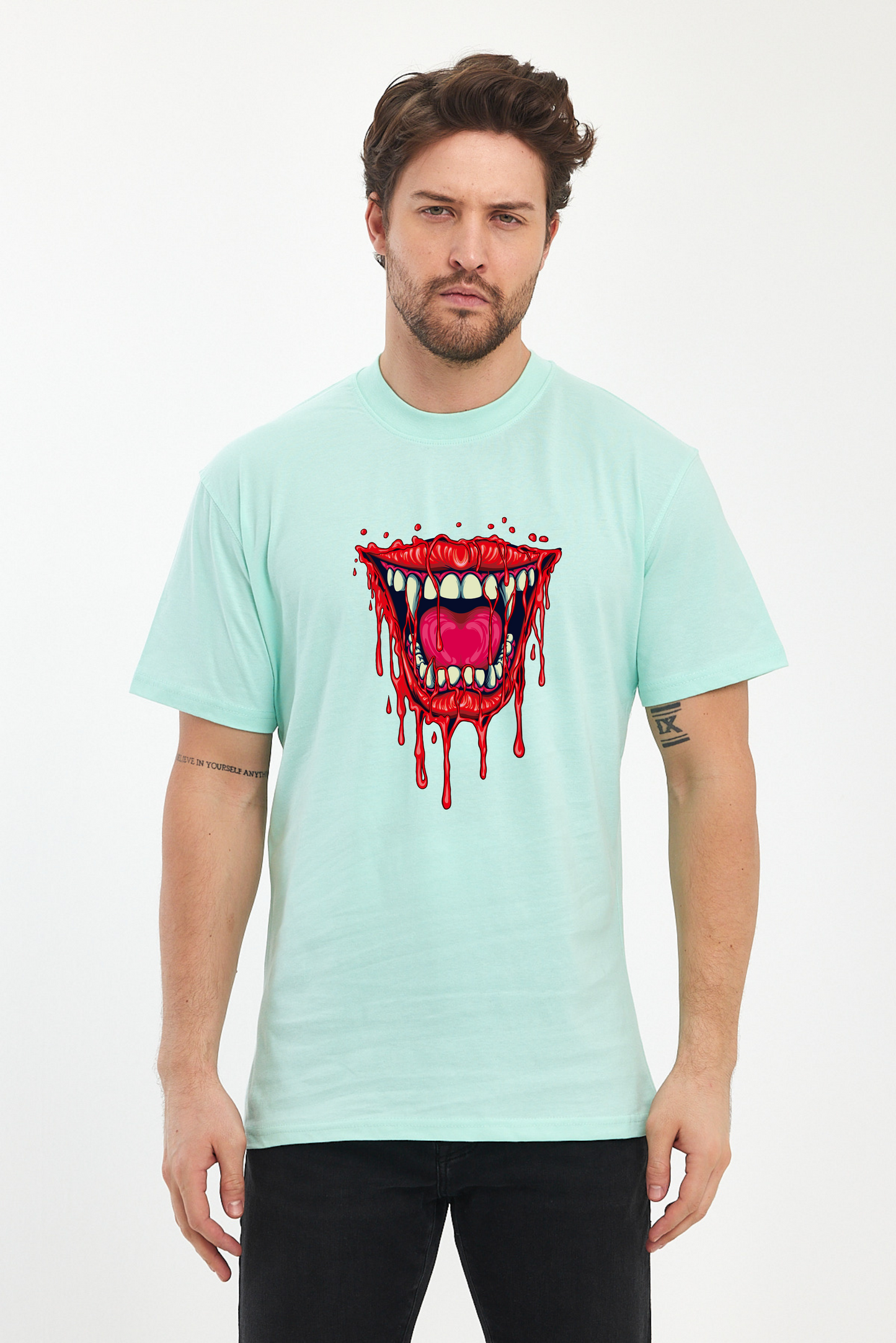 Red Smile Baskılı Tshirt