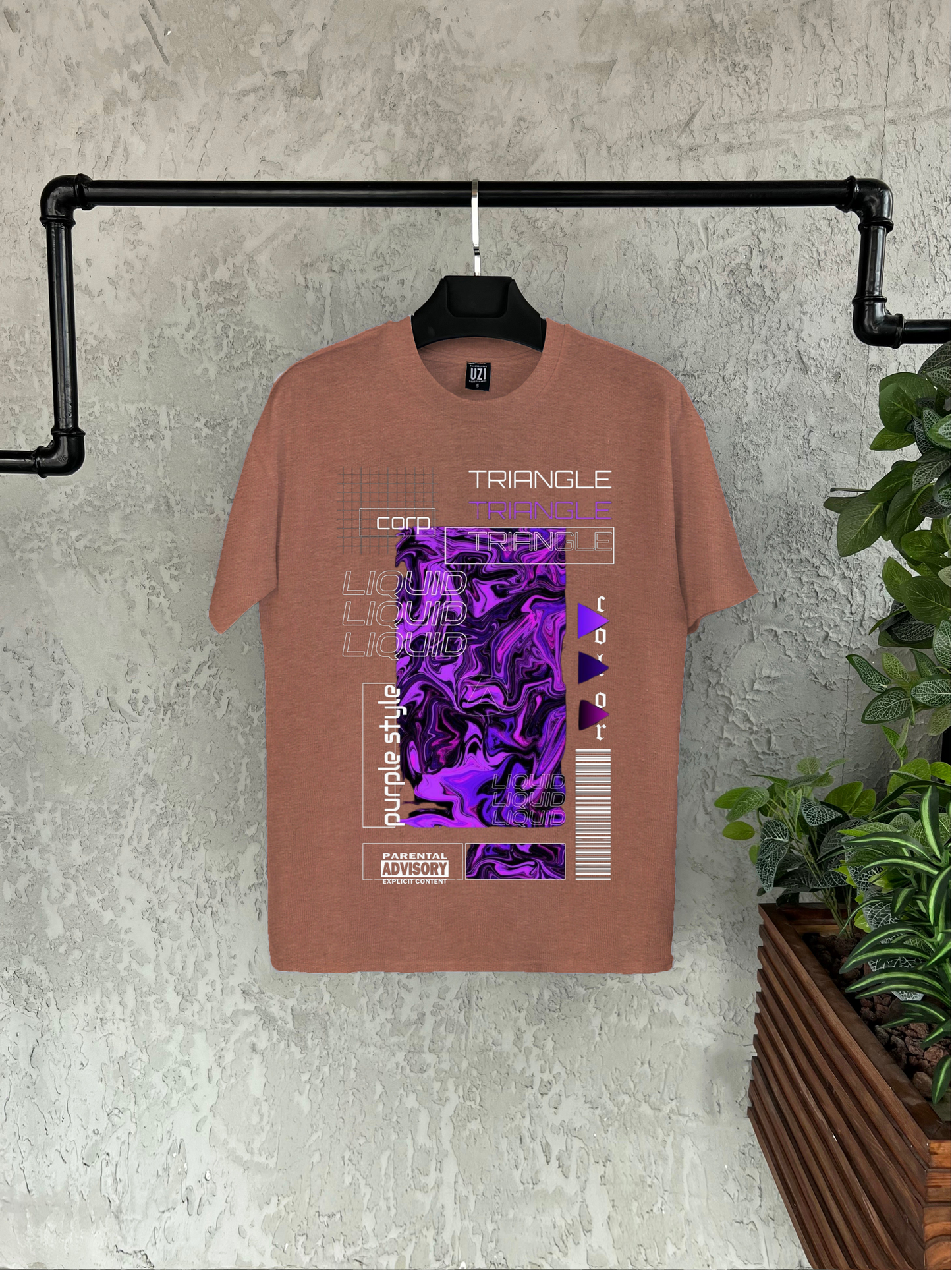 Liquid Baskılı T-shirt