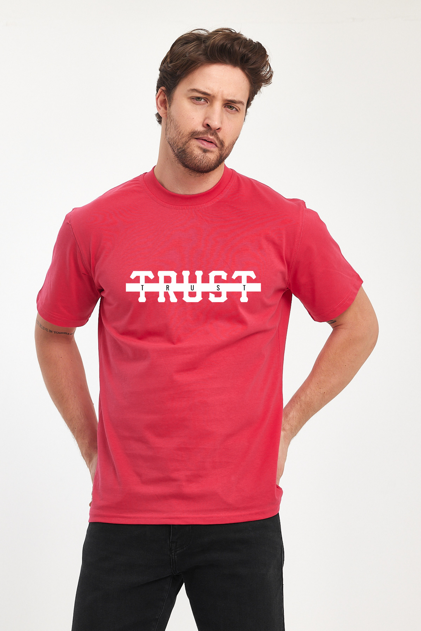 Trust Baskılı Tshirt