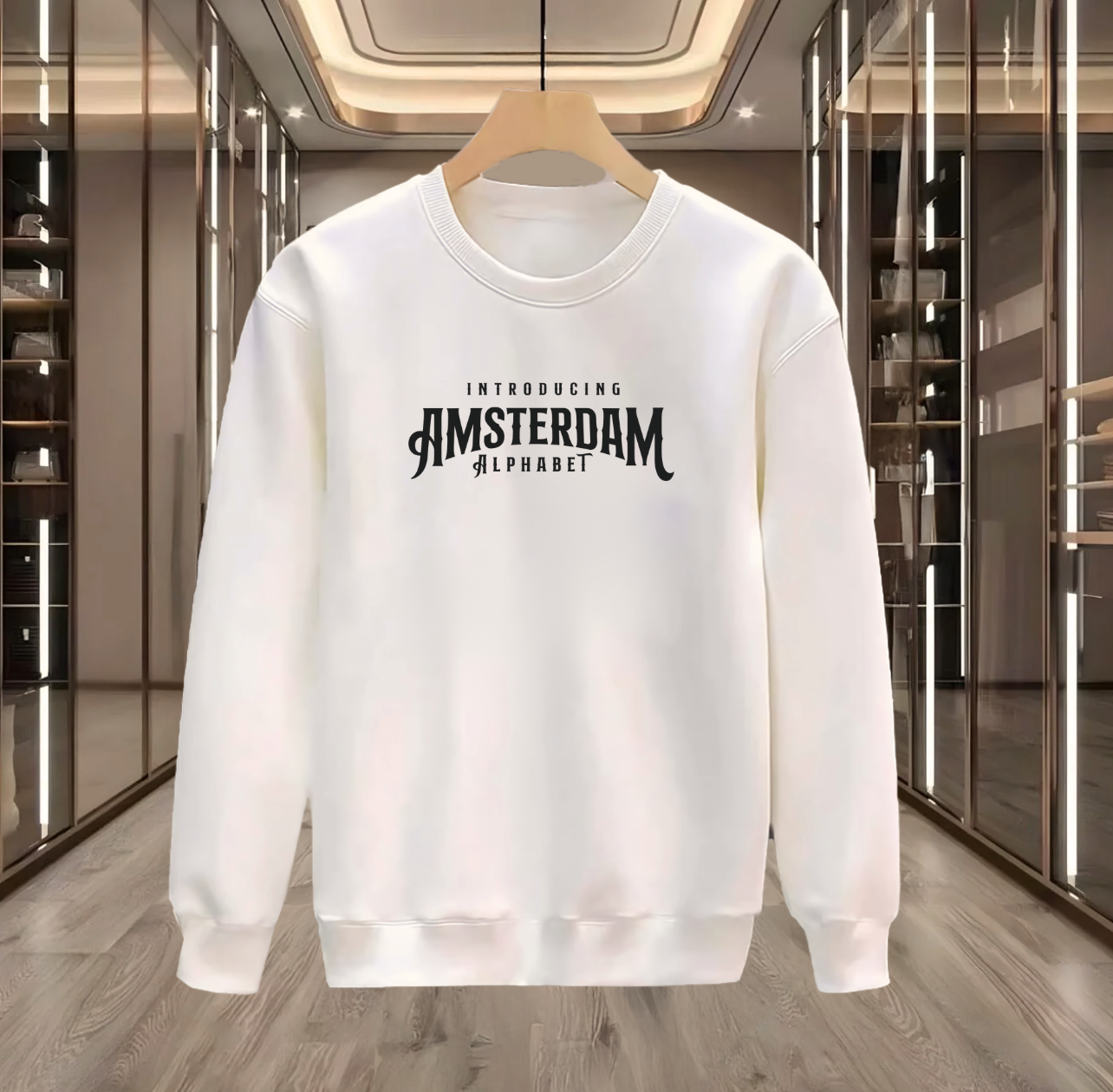 Amsterdam Baskılı Sweatshırt