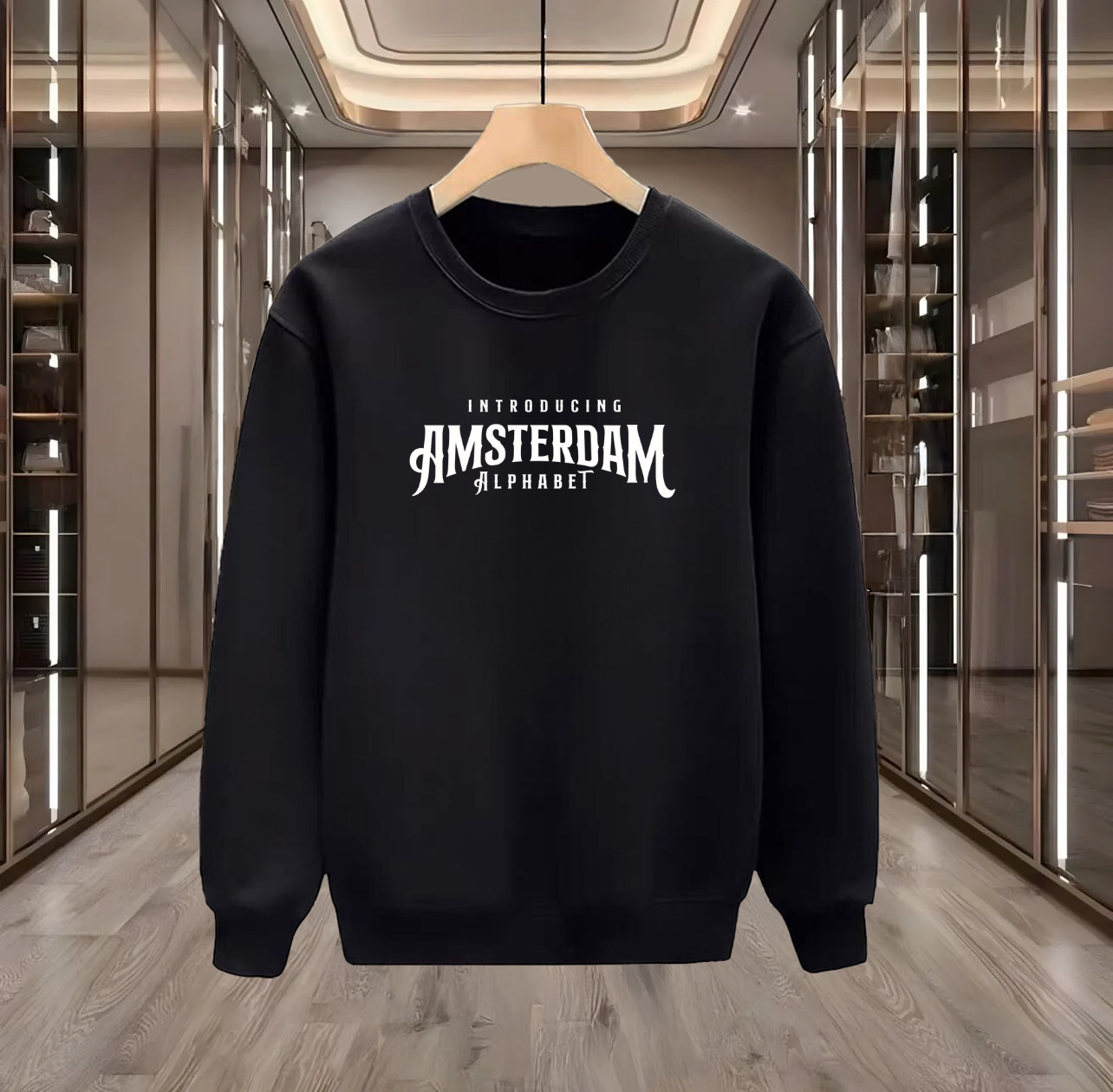 Amsterdam Baskılı Sweatshırt