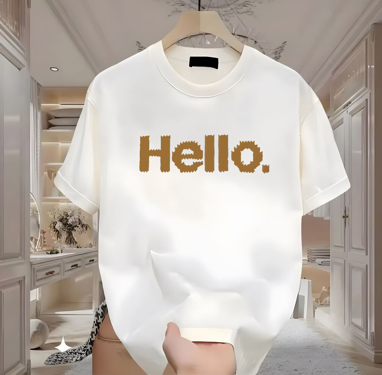 Hello Baskılı Tshirt