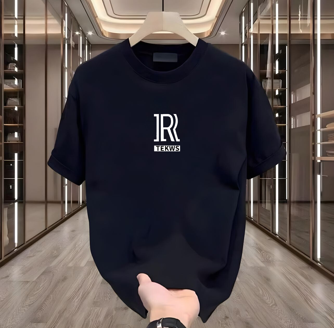 R Tekws Baskılı Tshirt