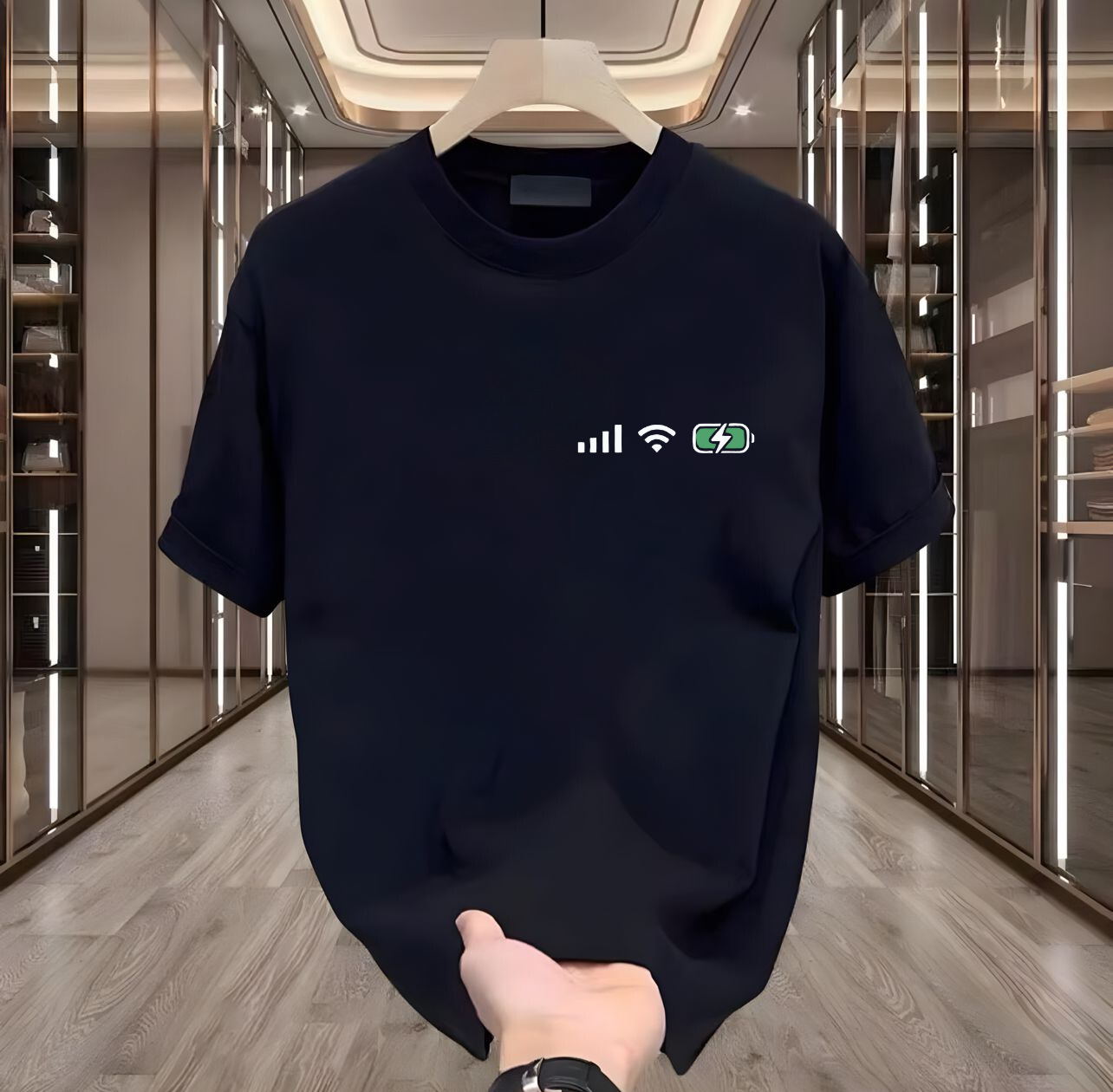 Wifi Baskılı Tshirt