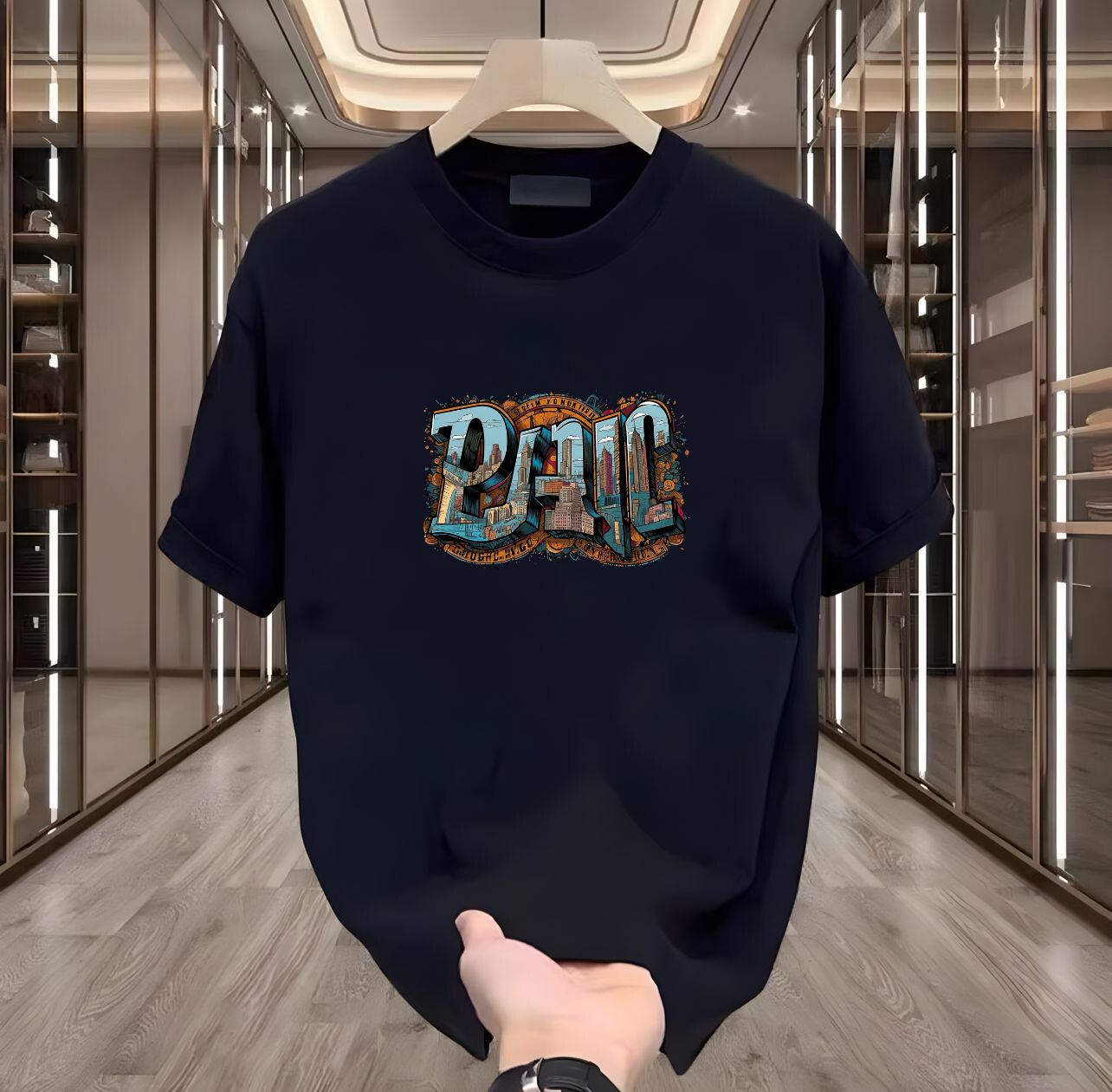 Panic Baskılı Tshirt