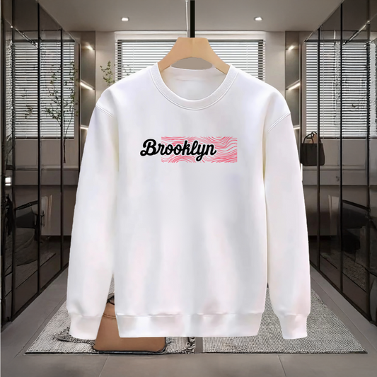 Brooklyn Baskılı Sweatshırt