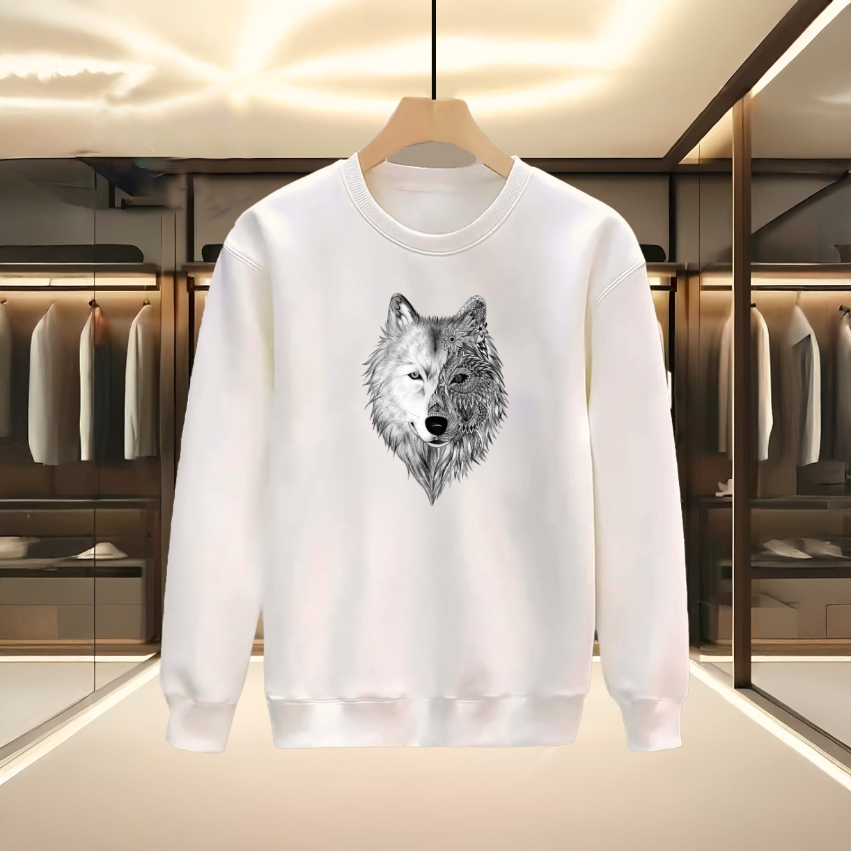 Kurt Baskılı Sweatshirt / 3 al 2 öde