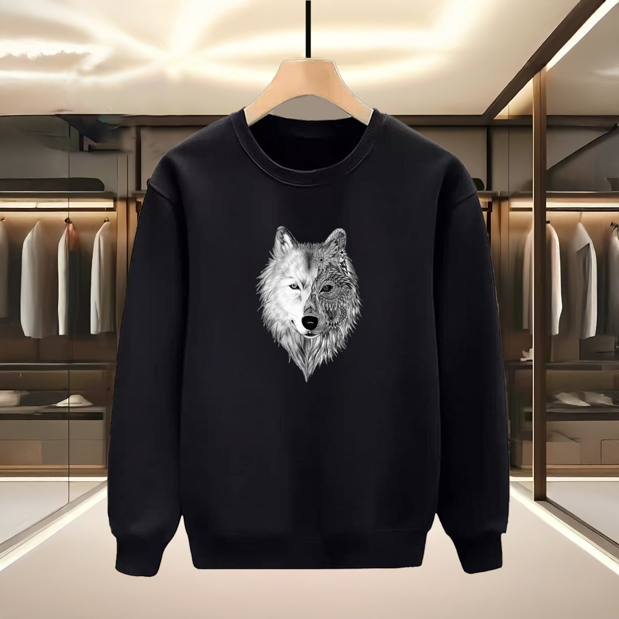 Kurt Baskılı Sweatshirt / 3 al 2 öde