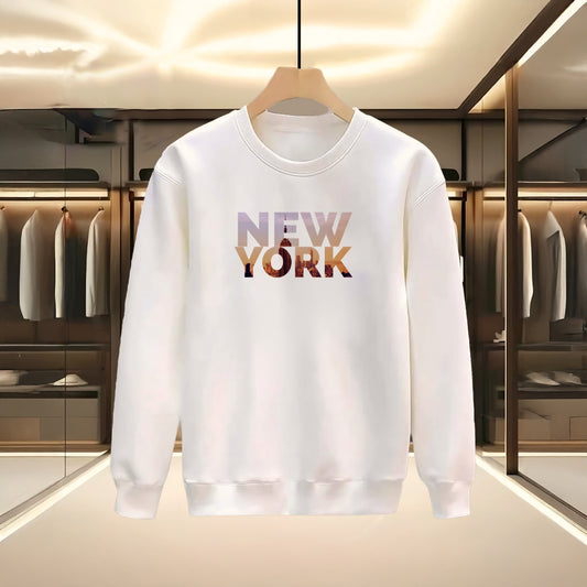 New York Baskılı Sweatshırt / 3 al 2 öde