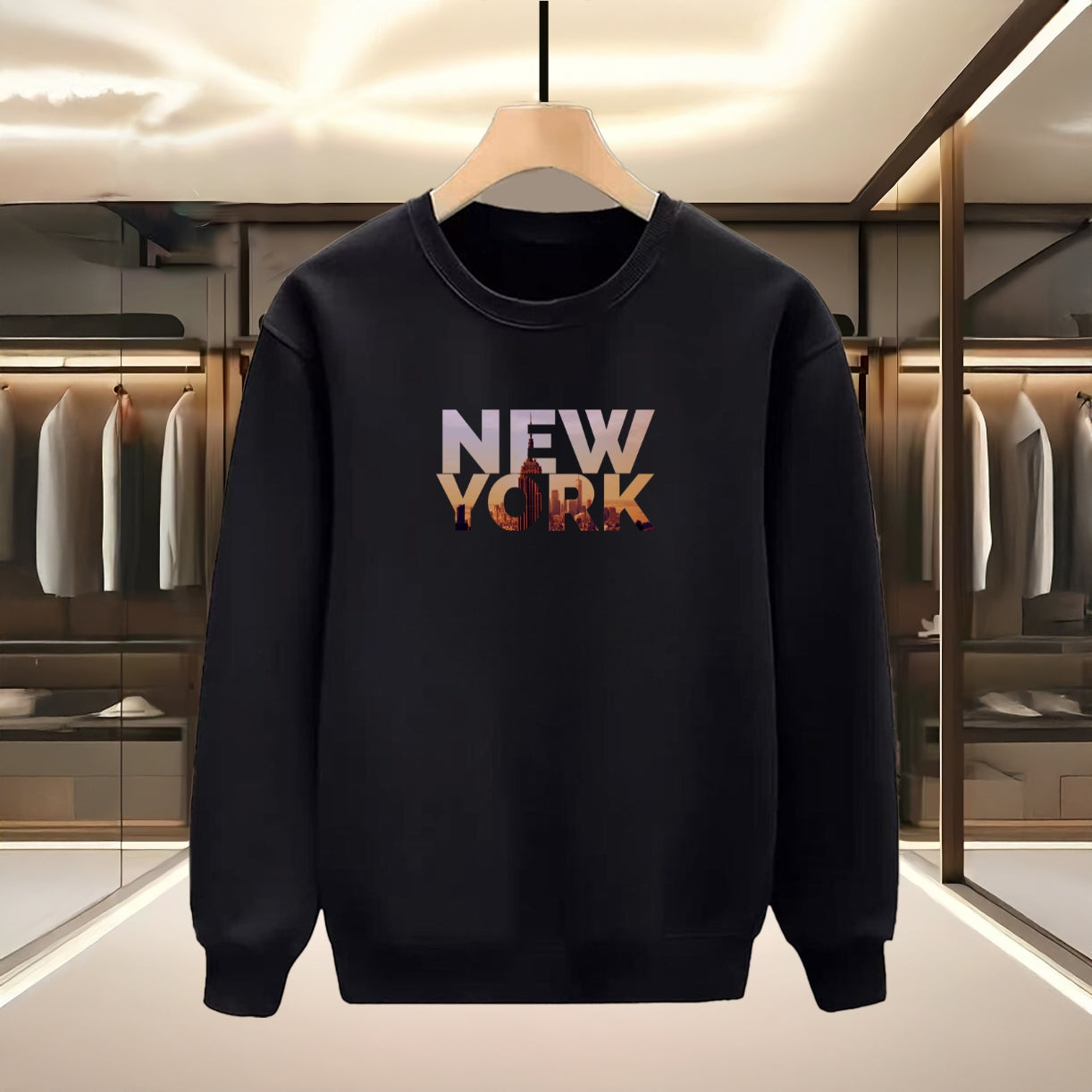 New York Baskılı Sweatshırt / 3 al 2 öde