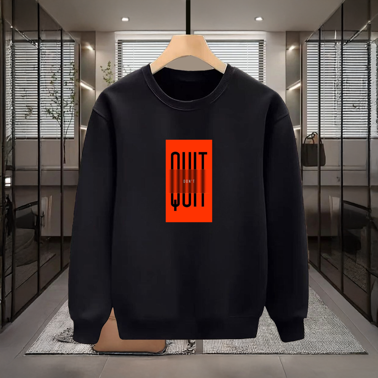 Dont Quit Baskılı Sweatshirt / 3 al 2 öde