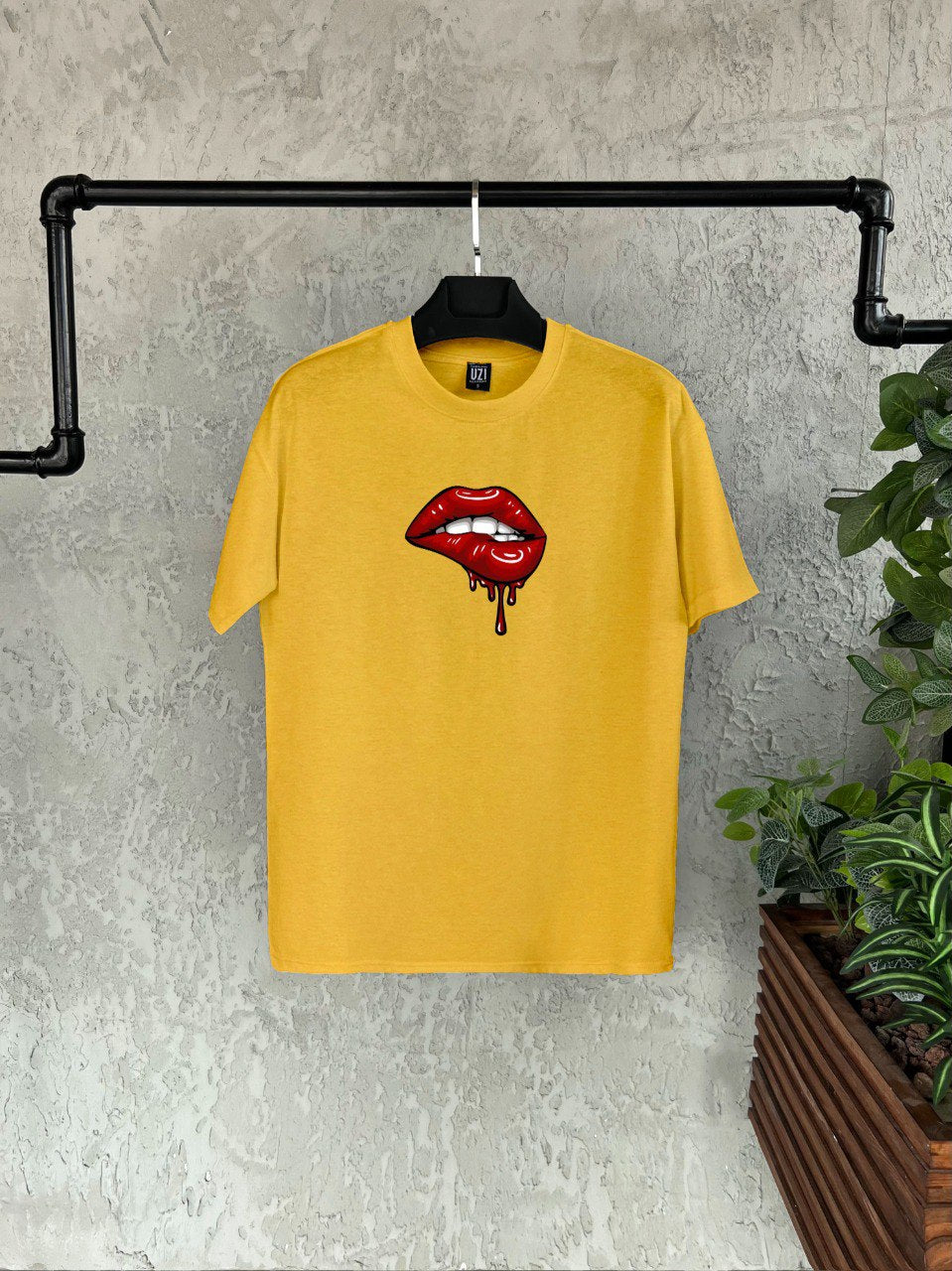 Lip Baskılı T-shirt