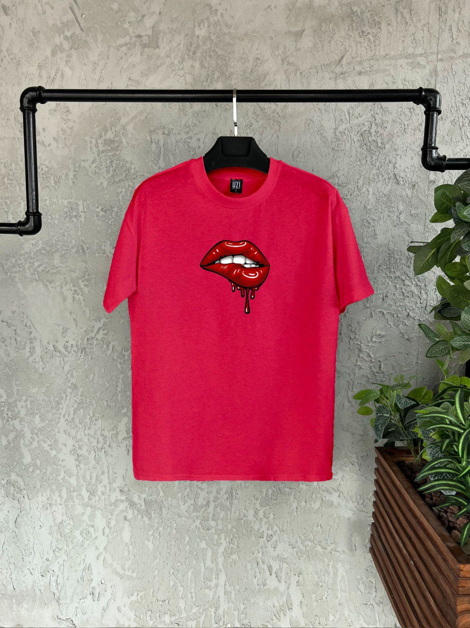 Lip Baskılı T-shirt