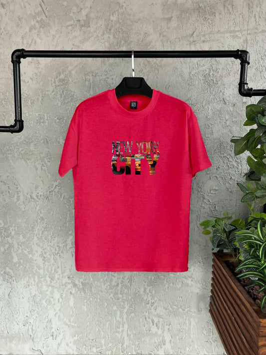 New York City Baskılı T-shirt