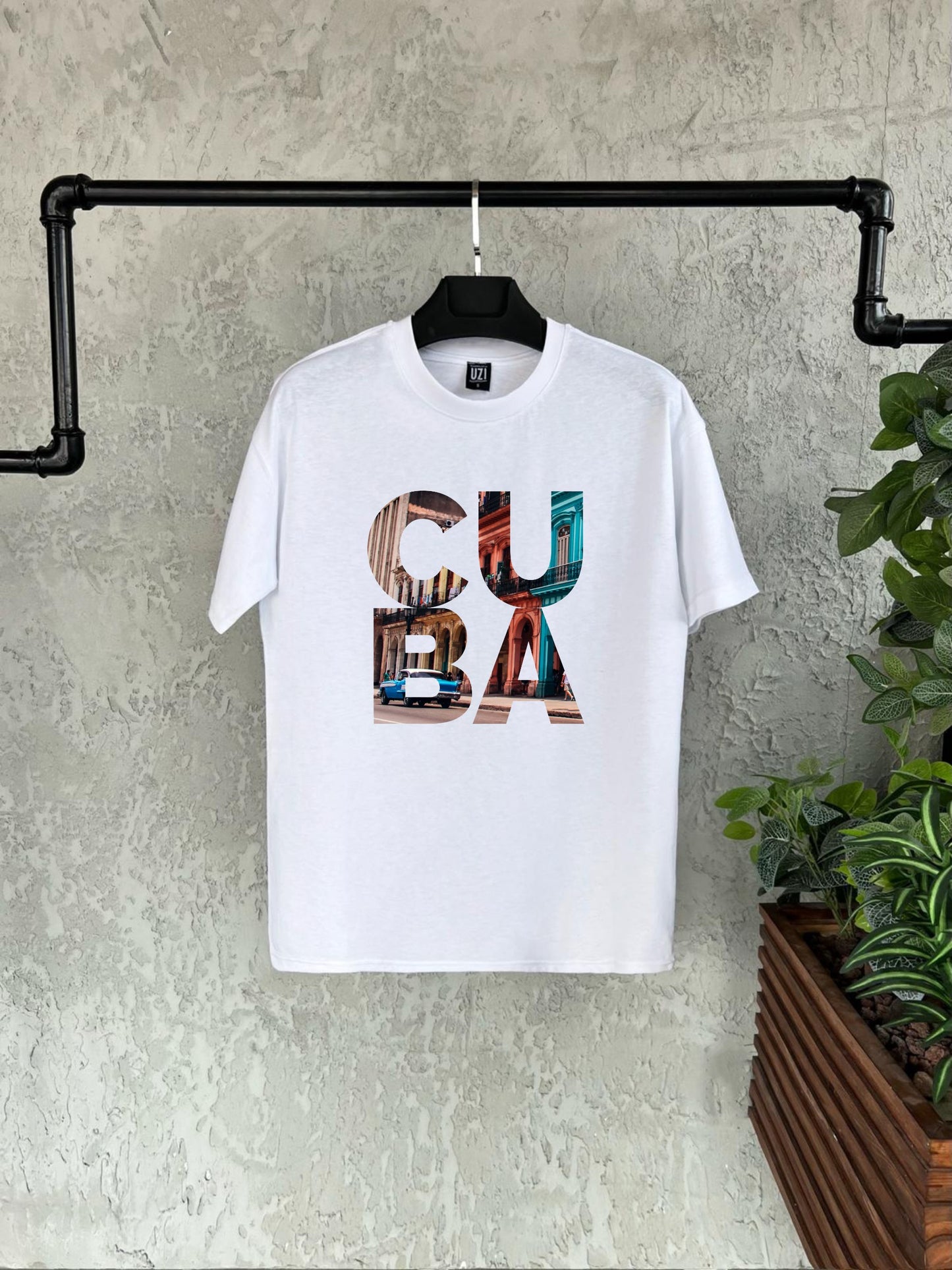 Cuba Baskılı Tshirt