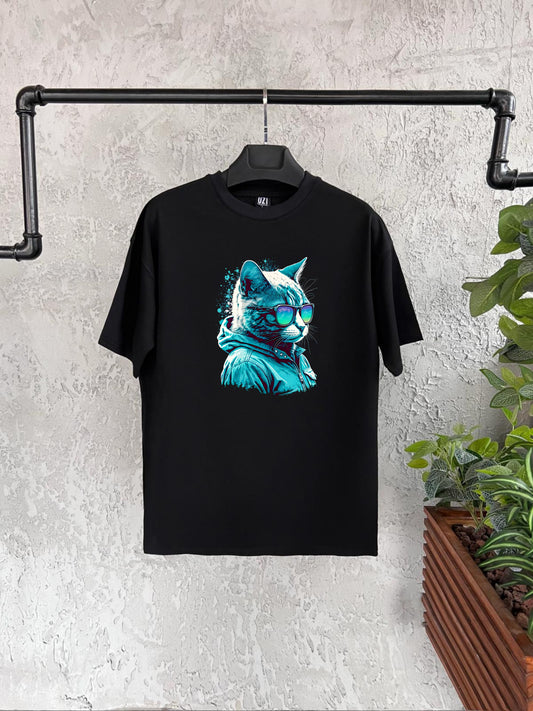 Kedi Baskılı Tshirt