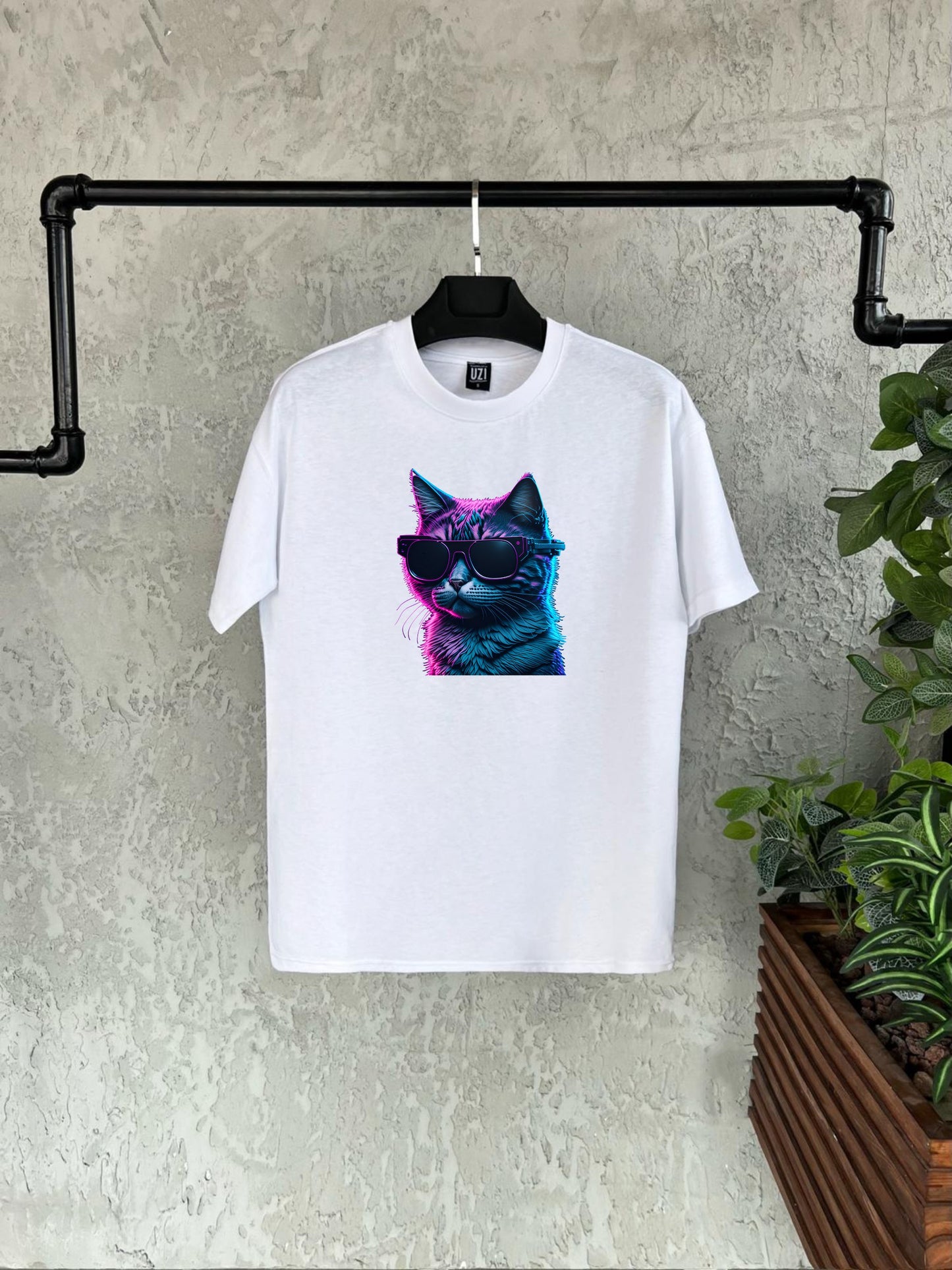 Kedi Baskılı Tshirt