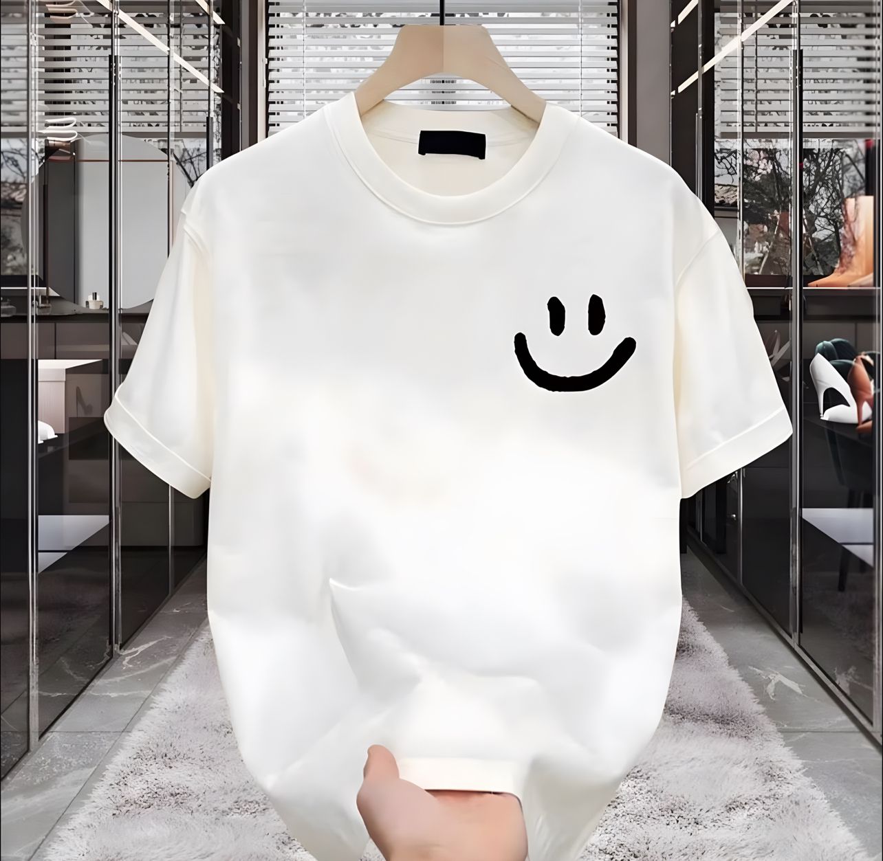 Smile Baskılı Tshirt