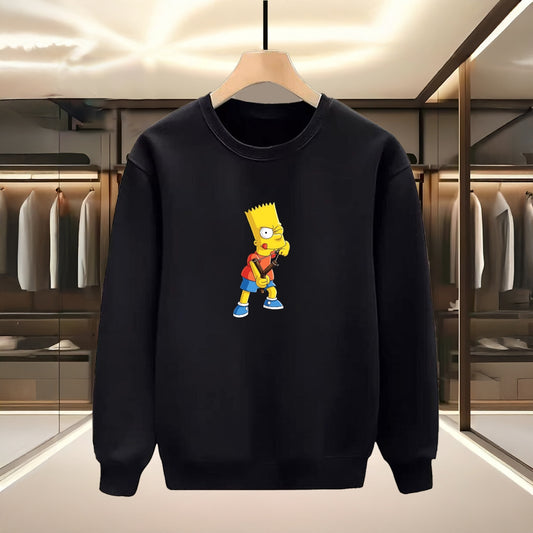 Bart Simpson Baskılı Sweatshırt / 3 al 2 öde