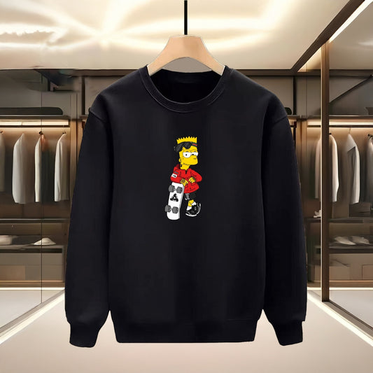 Bart Simpson Baskılı Sweatshırt / 3 al 2 öde