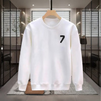 7 BASKILI BEYAZ SWEATSHİRT
